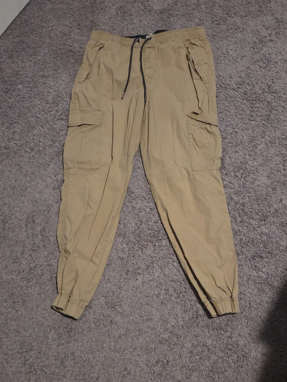 Sonoma Men's Cargo Jogger Pants in Khaki